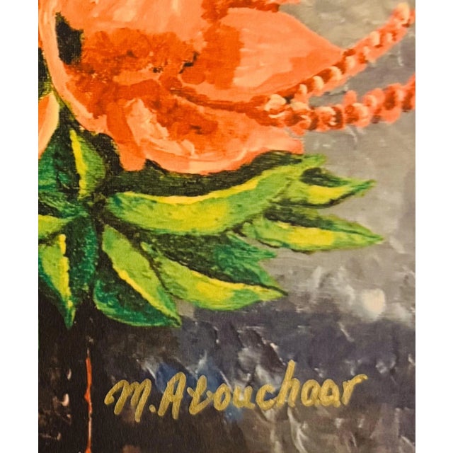 Set of Three Still Life Giclée Signed Framed Prints of Flowers-in-Pot Paintings For Sale - Image 10 of 11
