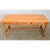 A unique butcher-block top table from 19th century France, that deftly navigates the demands of a kitchen or farm, to...