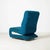 Wood Space Age Lounge Chairs in Blue Pattened Upholstery, Former Czechoslovakia, 1970s, Set of 2 For Sale - Image 7 of 13