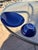 1950s 1960's Hertha Bengtson Rorstrand Blue Fire Bowls- Set of 2 For Sale - Image 5 of 6