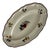 Small Oval Agreste Plate from Sarreguemines, 1930s For Sale