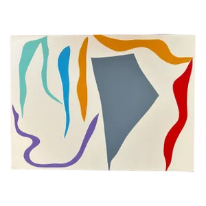 Ray Parker (1922 - 1990), Untitled (Grey, Gold, Red, Blue) C. 1970, Screen Print