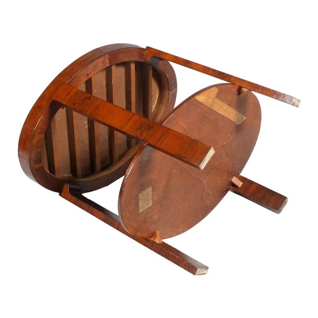 Wood Art Deco Walnut Veneer Coffee Table by Osvaldo Borsani for Atelier Borsani Varedo, 1930s For Sale - Image 7 of 9