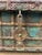 Antique Indian Pitara Chest With Turquoise Patina For Sale - Image 18 of 18