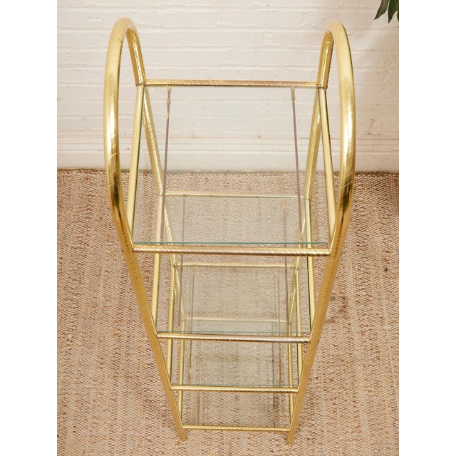 Gold Hollywood Regency Shelf For Sale In Los Angeles - Image 6 of 10