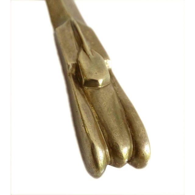 Gold French Art Deco Race Car Shaped Letter Opener in Bronze, 1930s For Sale - Image 8 of 11