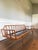 Wood Rare Mel Smilow for Smilow-Thielle Walnut Rail Back Sofa, Circa 1955 For Sale - Image 7 of 12