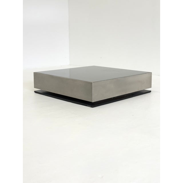 Vintage Coffee Table by Giovanni Ausenda, 1970s, in Very Good conditions. Designed 1970 to 1979 This piece has an...