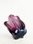 Glass Dark Pink and Purple Sommerso Glass Vase attributed to Josef Hospodka for Chribska, 1960s For Sale - Image 7 of 15