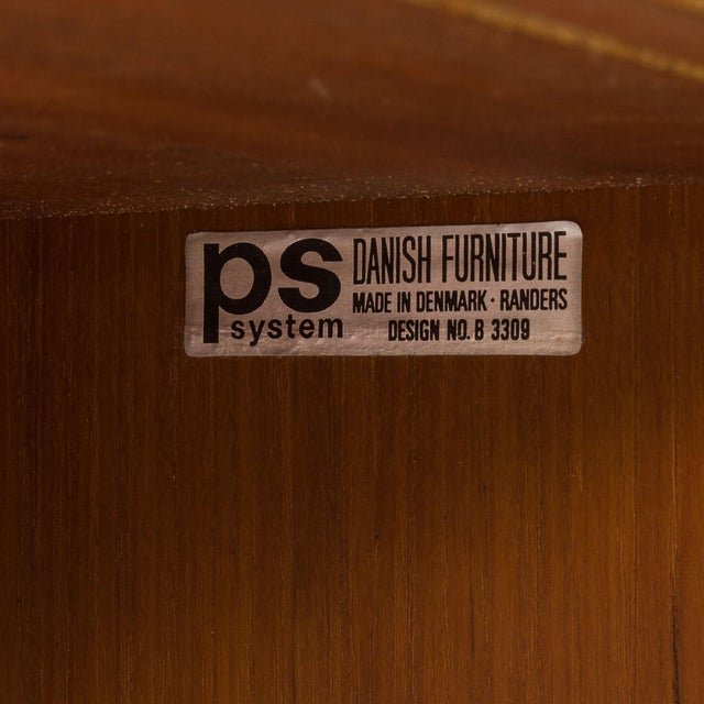 Vintage Danish Wall Unit in Teak from PS System,, 1960s, Set of 13 For Sale - Image 16 of 17