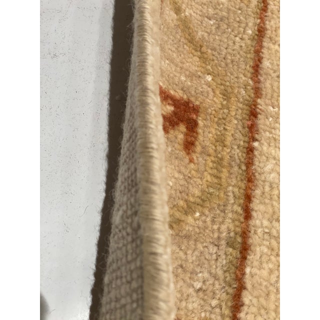 Pasargad DC Ivory Fine Hand Knotted Oushak Rug For Sale In Washington DC - Image 6 of 8