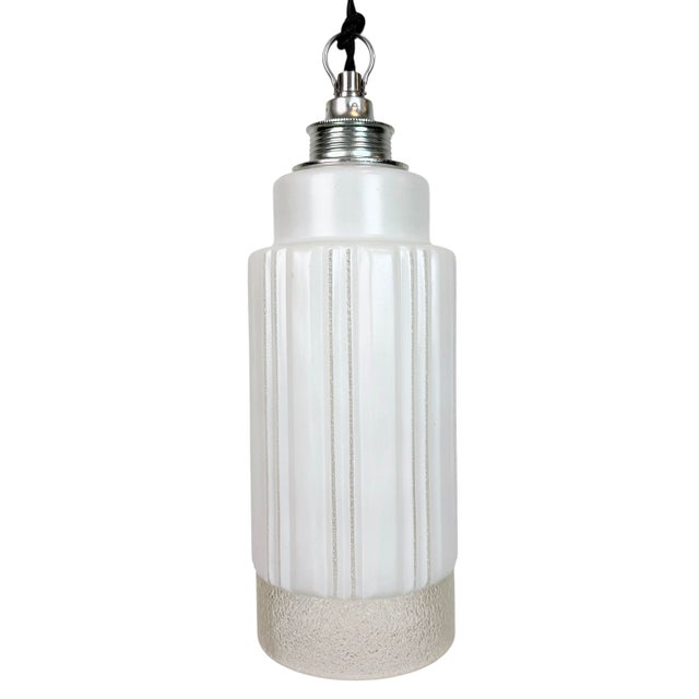 Vintage Glass Ceiling Light, 1970s For Sale - Image 15 of 15