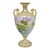 Antique Nippon Hand Painted Cottage Lake Porcelain Twin Handle Bolted Urn Vase For Sale
