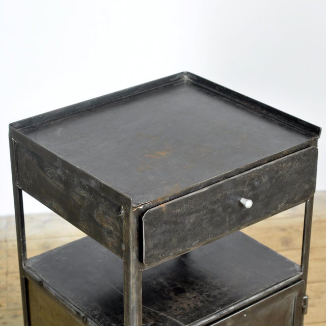 Iron Bedside Table, 1910s For Sale - Image 6 of 12