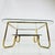 Milo Baughman Brass Flat Bar 2-Tier Coffee Table in the Style of Milo Baughman For Sale - Image 4 of 12