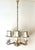 Hollywood Regency Brass 6-Arm Chandelier by Leclaire & Schäfer, 1970s For Sale - Image 4 of 16