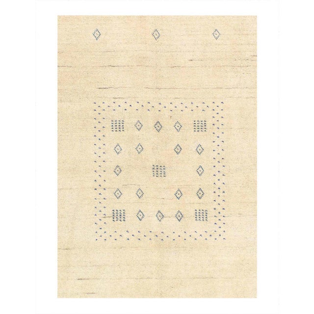 Gabbeh rug Handmade Hand-knotted. Fine lamb's wool. A lovely piece for your home. Lamb's Wool on a Wool Foundation...