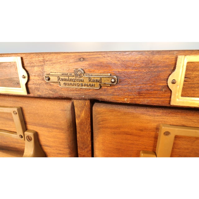 Vintage Remington Rand Guardsman Catalog Cabinet For Sale - Image 11 of 16