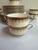 Art Deco 1990s Paragon"ATHENA" Pattern 31pc Dinner Set White and Gold Colors With Banded Border Gold Scrollwork For Sale - Image 3 of 16