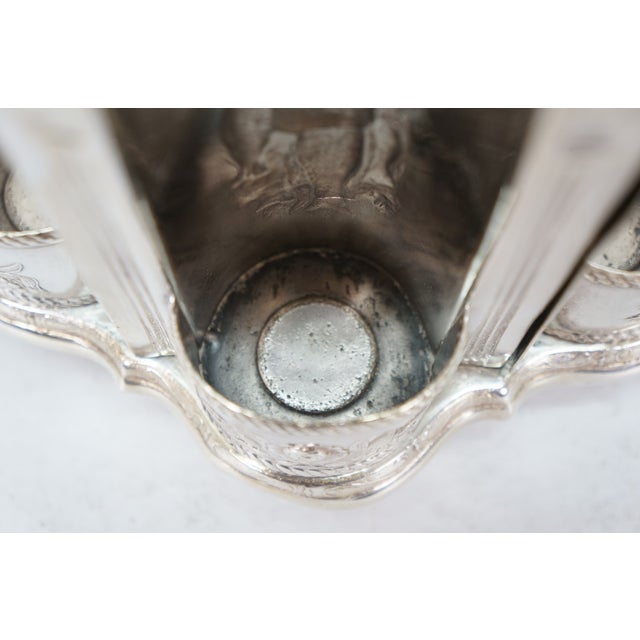 Antique R Gleason & Sons Silverplate Magic Dinner Caster Rotating Cruet Stand For Sale - Image 11 of 16