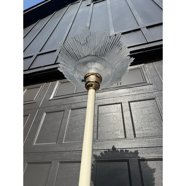 Art Deco Vintage Art Deco Style Hollywood Regency Floor Lamp For Sale - Image 3 of 7