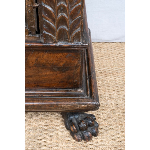 18th Century Carved Oak Italian Cabinet For Sale - Image 16 of 16