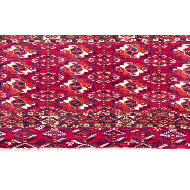 Tribal Early 20th Century Persian Turkmen Teke Rug For Sale - Image 3 of 14
