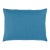 Schumacher Leo Glazed Linen 16" Lumbar Pillow In Peacock For Sale