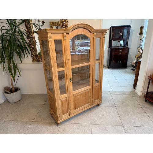Rustic Farmhouse Display Cabinet For Sale - Image 15 of 17