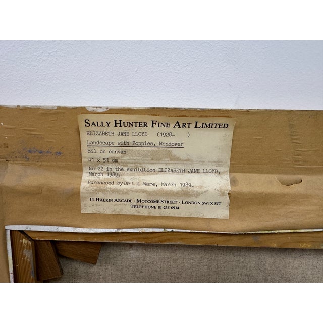 Elizabeth Jane Lloyd, Landscape, 1980s, Oil on Board For Sale - Image 6 of 10