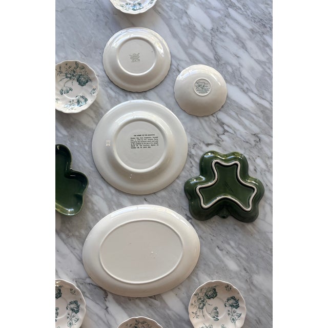 Elevate your kitchen, dining room, or cottagecore, living space with this 11-piece vintage wall plate curation. .Unified...