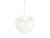 White Metal and Sandblasted Glass Mushroom-Shaped Pendant Lamp attributed to Martinelli Luce, 1960s For Sale - Image 3 of 11