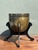 Vintage Hammered Brass Drum Table For Sale - Image 9 of 18
