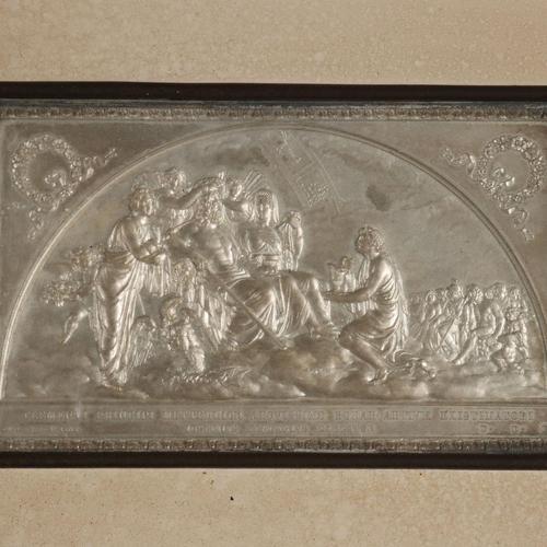 Giuseppe Ferraris, Bas-Relief, Metal For Sale - Image 3 of 13