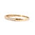 Modern 18k Yellow Gold 2.95ct Scalloped Edge Pave Set Three Row Diamond Bangle Bracelet For Sale - Image 3 of 8
