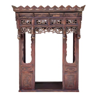 Early 19th Century Hand-Carved Altar Shrine For Sale
