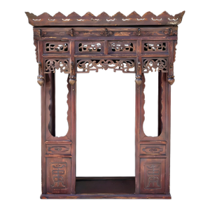 Early 19th Century Hand-Carved Altar Shrine