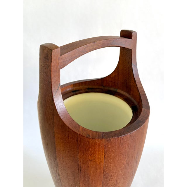 1950s Early Dansk “Congo” Teak Ice Bucket / Champagne Cooler, Jens Quistgaard For Sale - Image 9 of 12