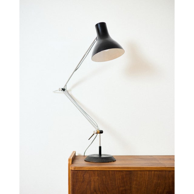 Adjustable Lamp by Josef Hurka, 1970s, in Restored conditions. Designed 1970 to 1979 This piece is attributed to the...