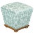 Silk Victorian Style Footstool For Sale