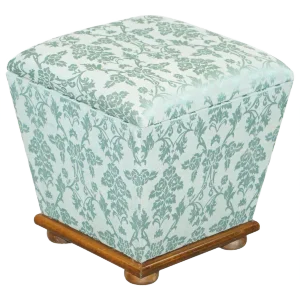 Silk Victorian Style Footstool
