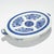 Chinese Antique Blue Fitzhugh Pattern Chinese Export Porcelain Tray Warmer & Cover For Sale - Image 3 of 18
