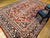 Vintage Persian Mahal Sultanabad Rug, Hand-Knotted Wool, Geometric Pattern, 9x13, Rust-Red & Navy For Sale - Image 4 of 17