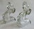 Glass C.1950's Glass Rearing Horse Bookends - Pair For Sale - Image 7 of 11