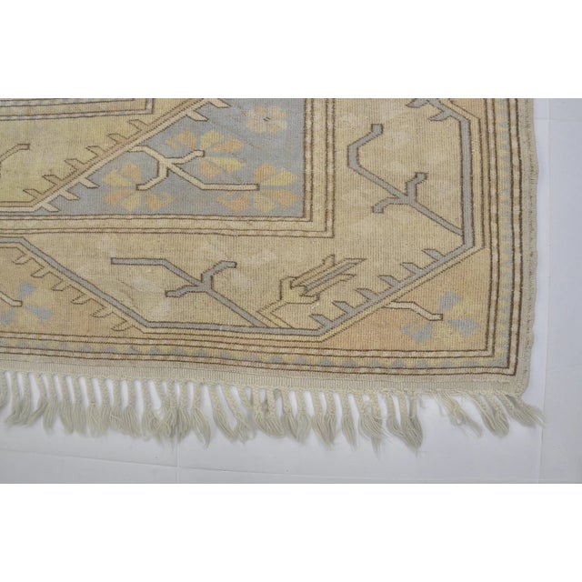 1950s Large Oversized Turkish Oushak Rug For Sale - Image 9 of 10