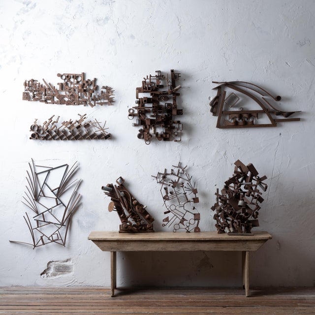 Giovanni 'John' Bucci (Italian-American, 1935-2019) A welded metal sculpture composed of various found metal pieces,...