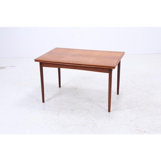 Vintage Extendable Dining Table in Teak, 1960s For Sale - Image 14 of 14