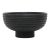 Kelly Wearstler Laurel Bowl in Absolute Black Marble For Sale