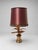 Table Lamp with Sculptural Leaf Base by Willy Daro For Sale - Image 9 of 9