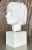 Figurative Vintage Boho Plaster Bust of Woman For Sale - Image 3 of 9